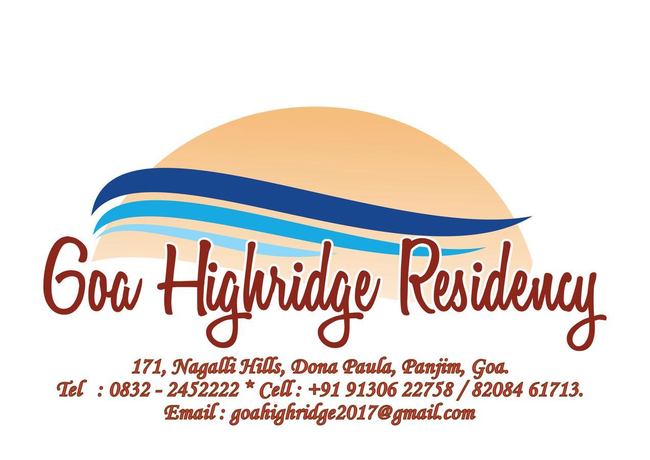 Goa Highridge Residency Hotel Panadzsi Kültér fotó